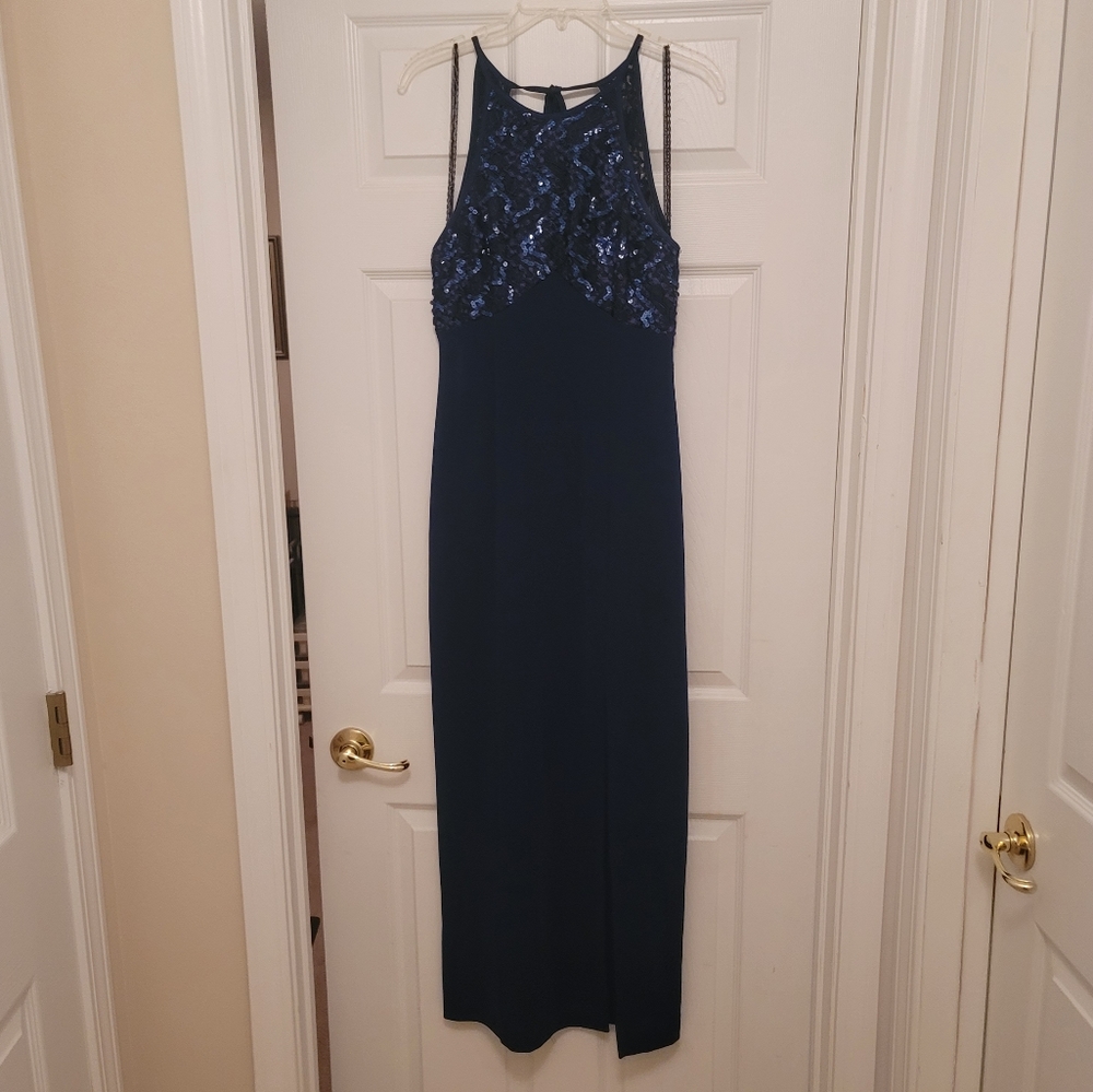 Navy blue dress